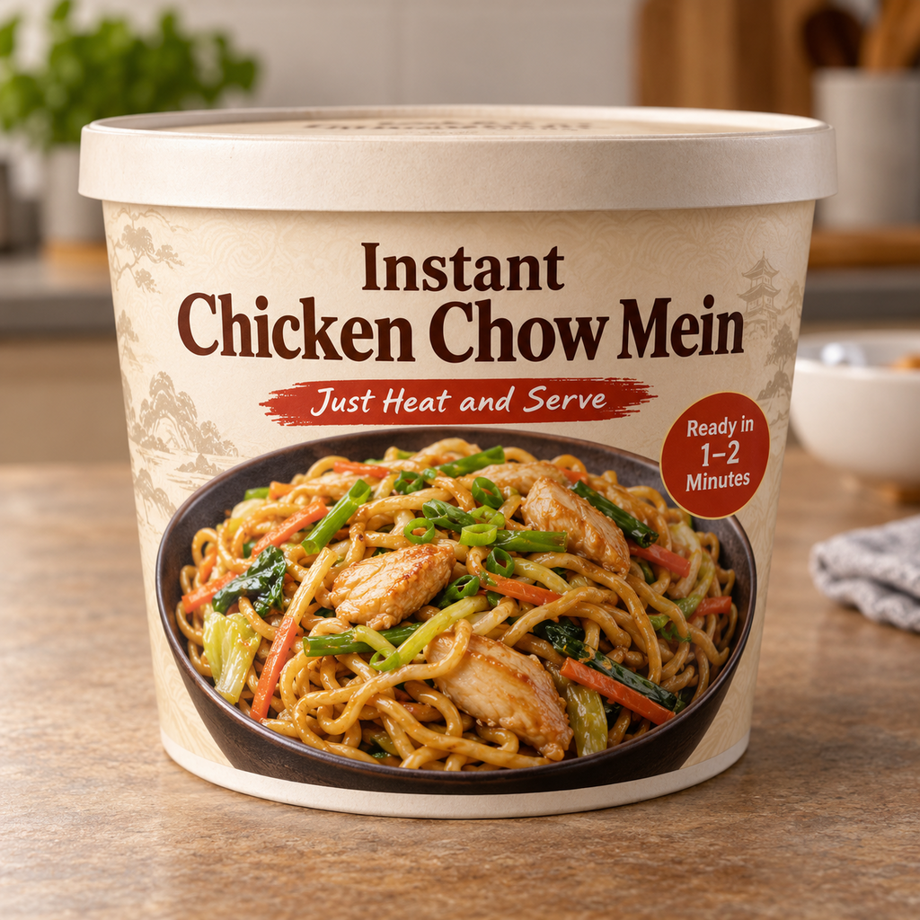 Instant Chicken Chow Mein (Just Heat and Serve)
