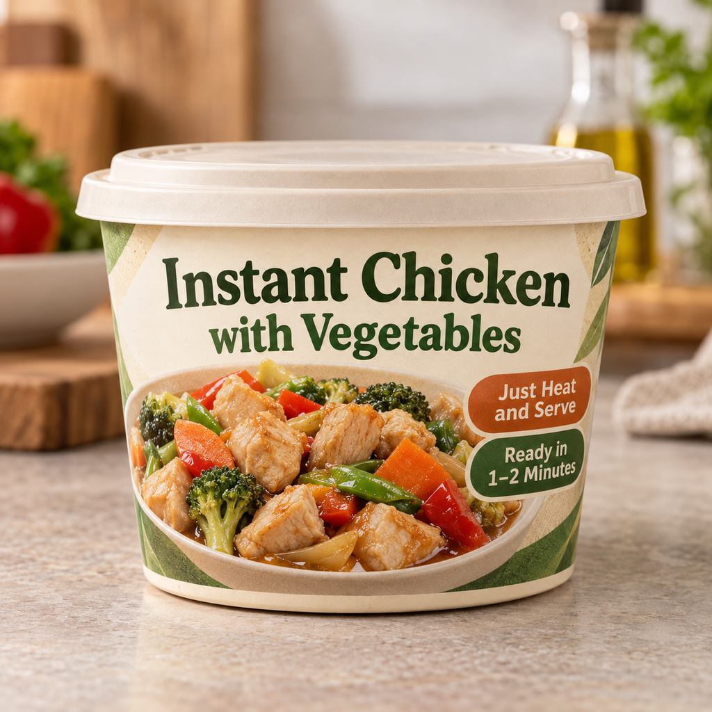 Instant Chicken with Vegetables (Just Heat and Serve)