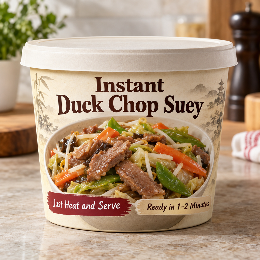 Instant Duck Chop Suey (Just Heat and Serve)
