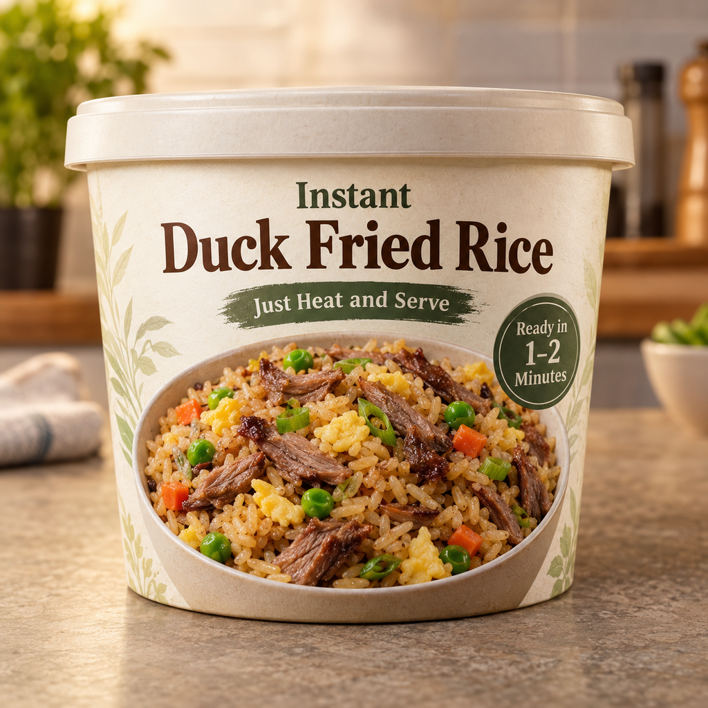 Instant Duck Fried Rice (Just Heat and Serve)