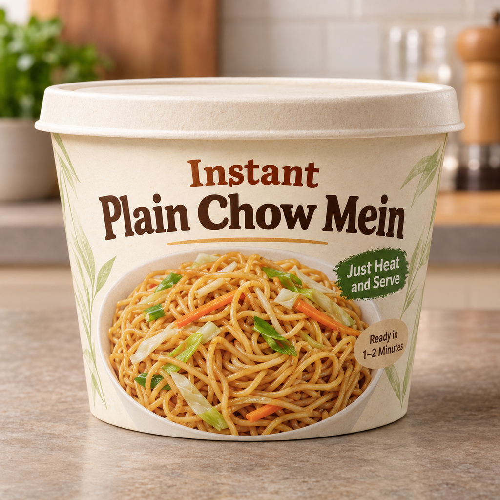 Instant Plain Chow Mein (Just Heat and Serve)