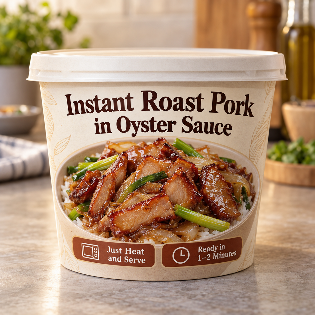 Instant Roast Pork in Oyster Sauce (Just Heat and Serve)