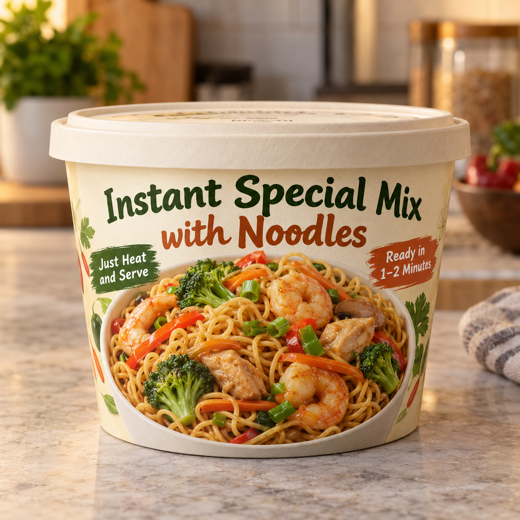 Instant Special Mix with Noodles (Just Heat and Serve)