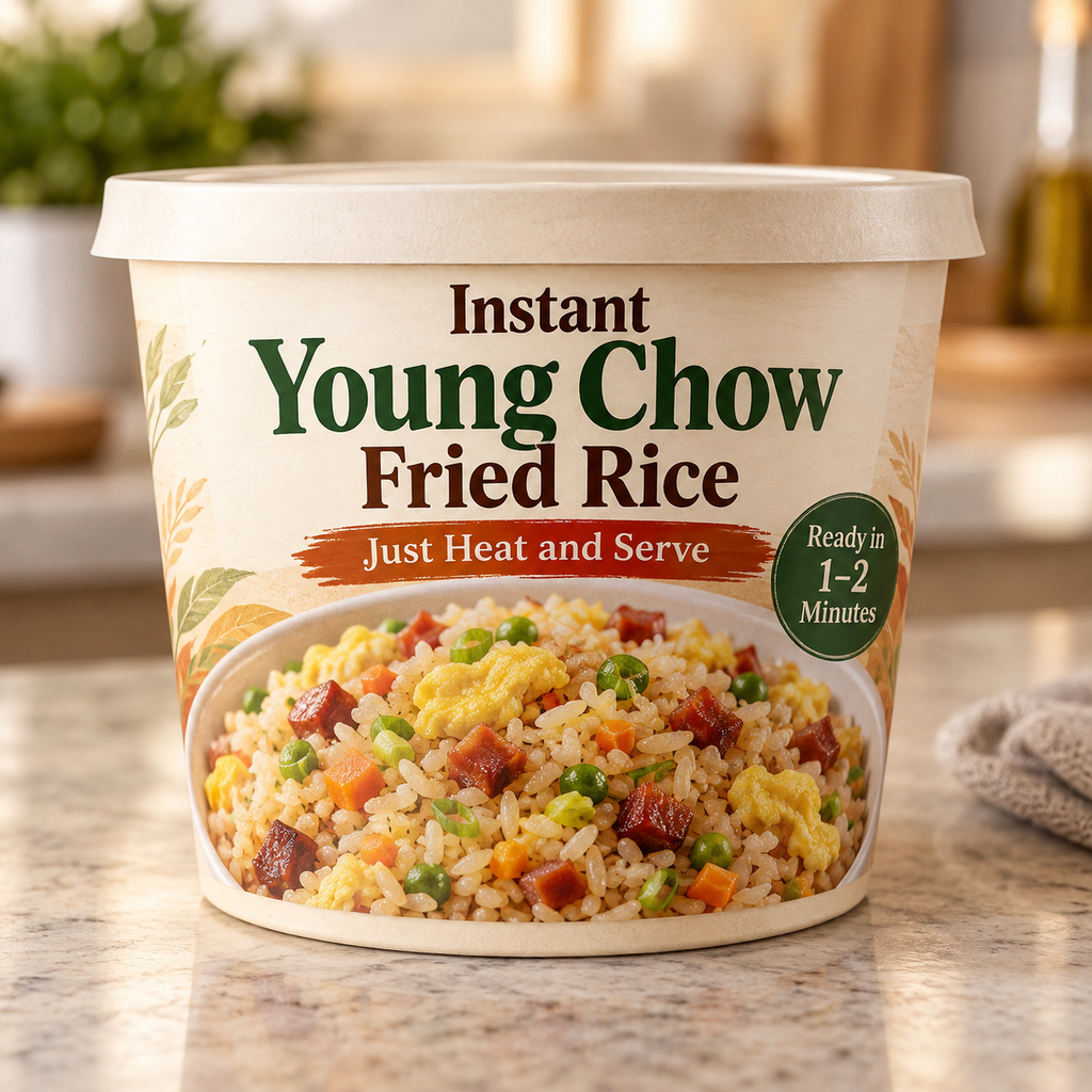 Instant Young Chow Fried Rice (Just Heat and Serve)